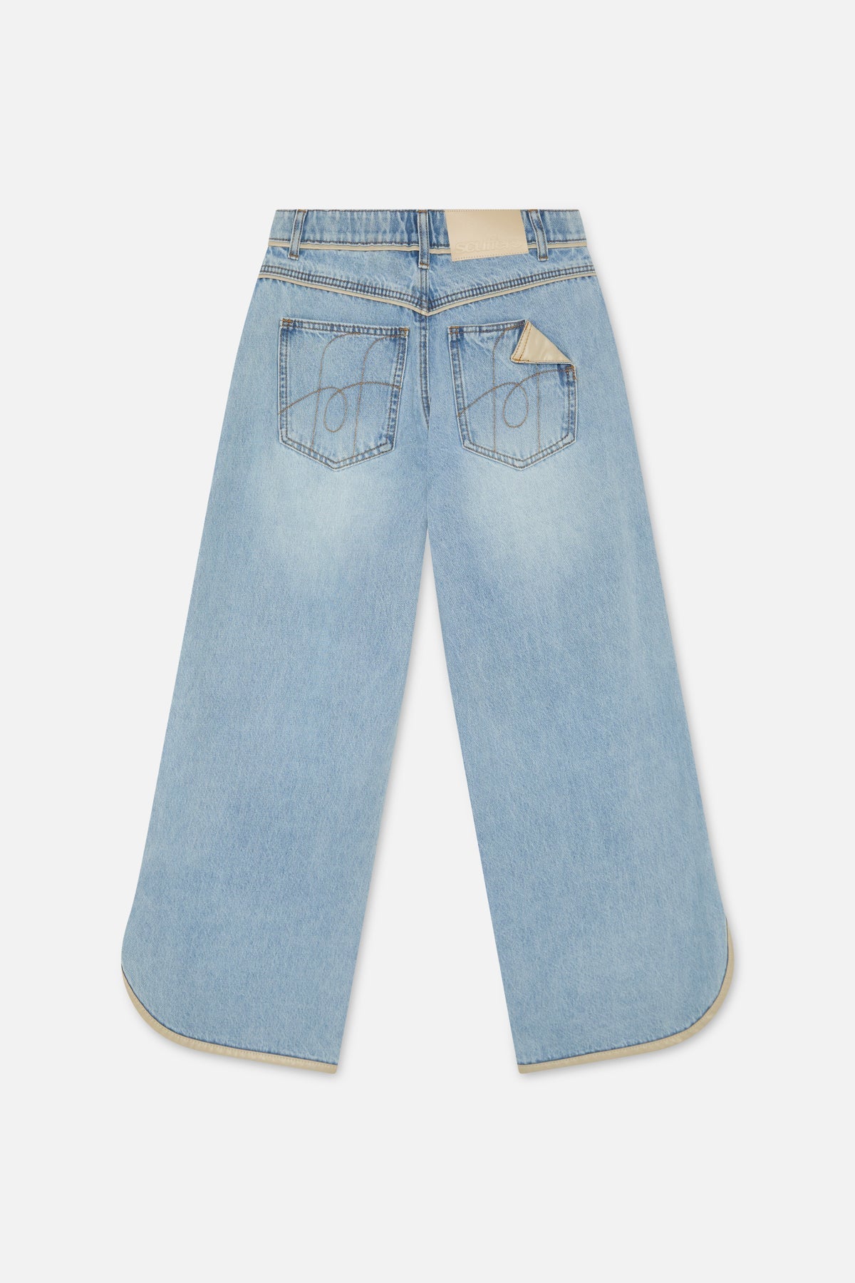 Brief Light Blue Pants