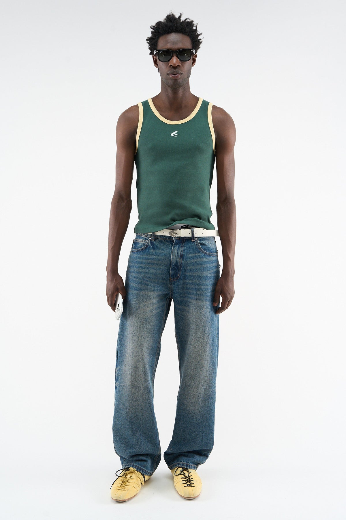 Twice Green Tank Top