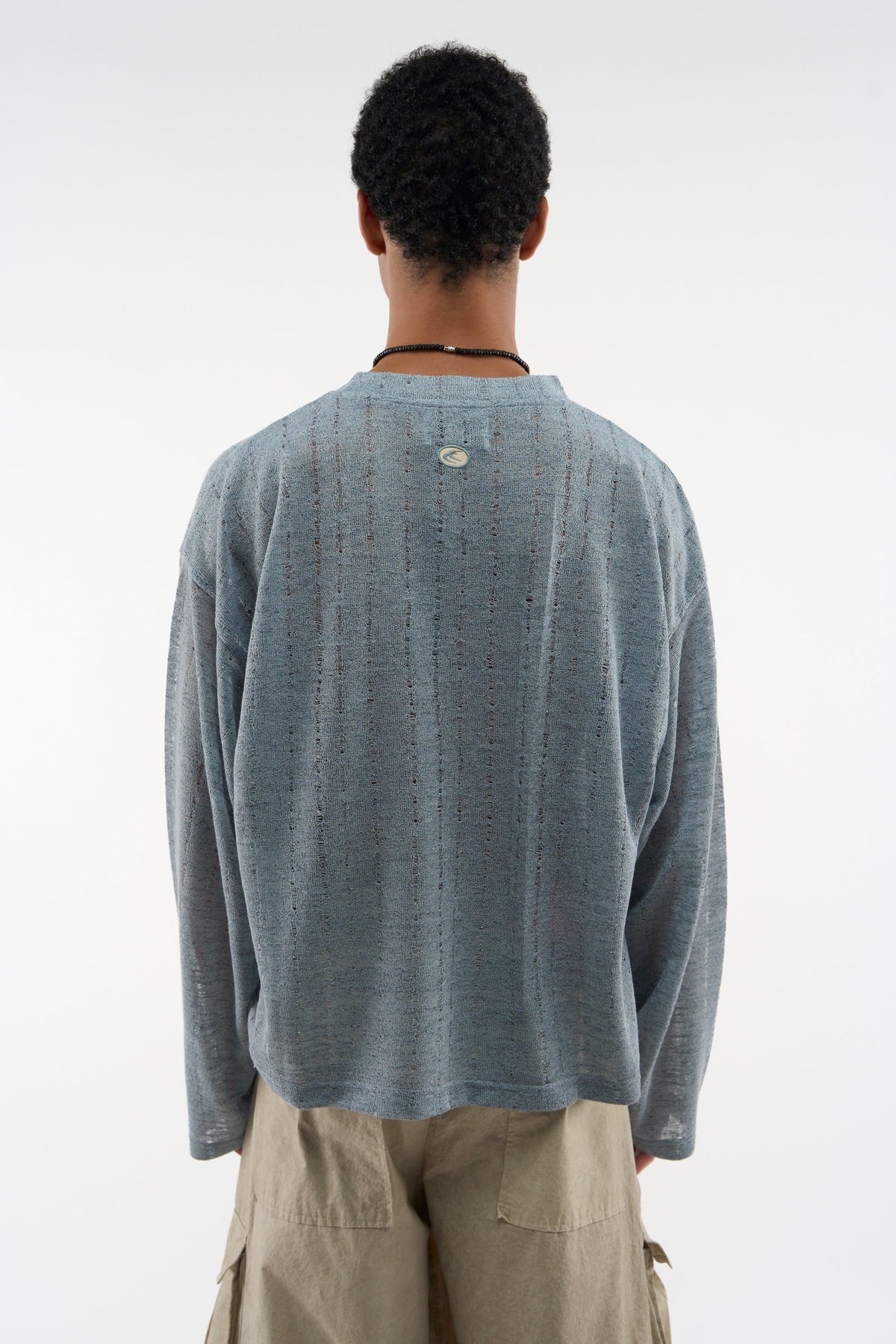 Abar Blue Knit Longsleeve