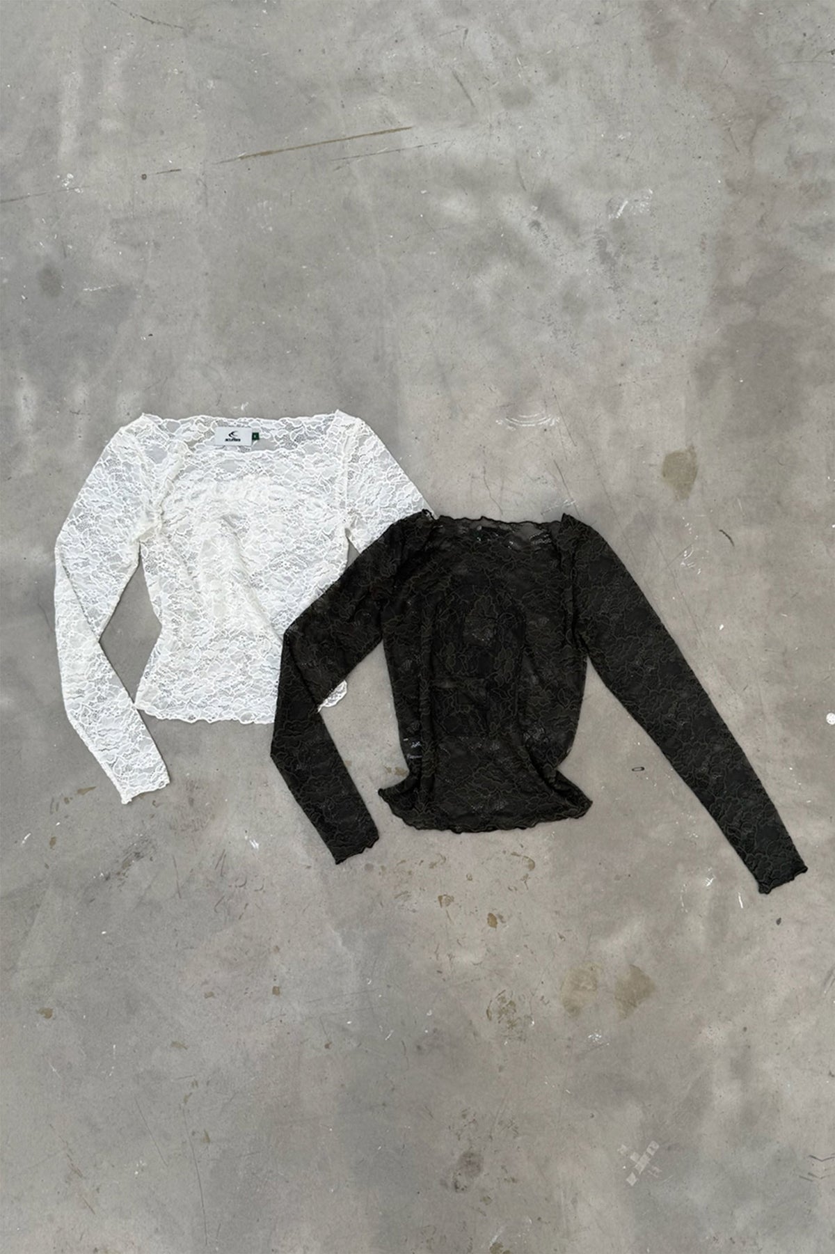 New Lace White Longsleeve