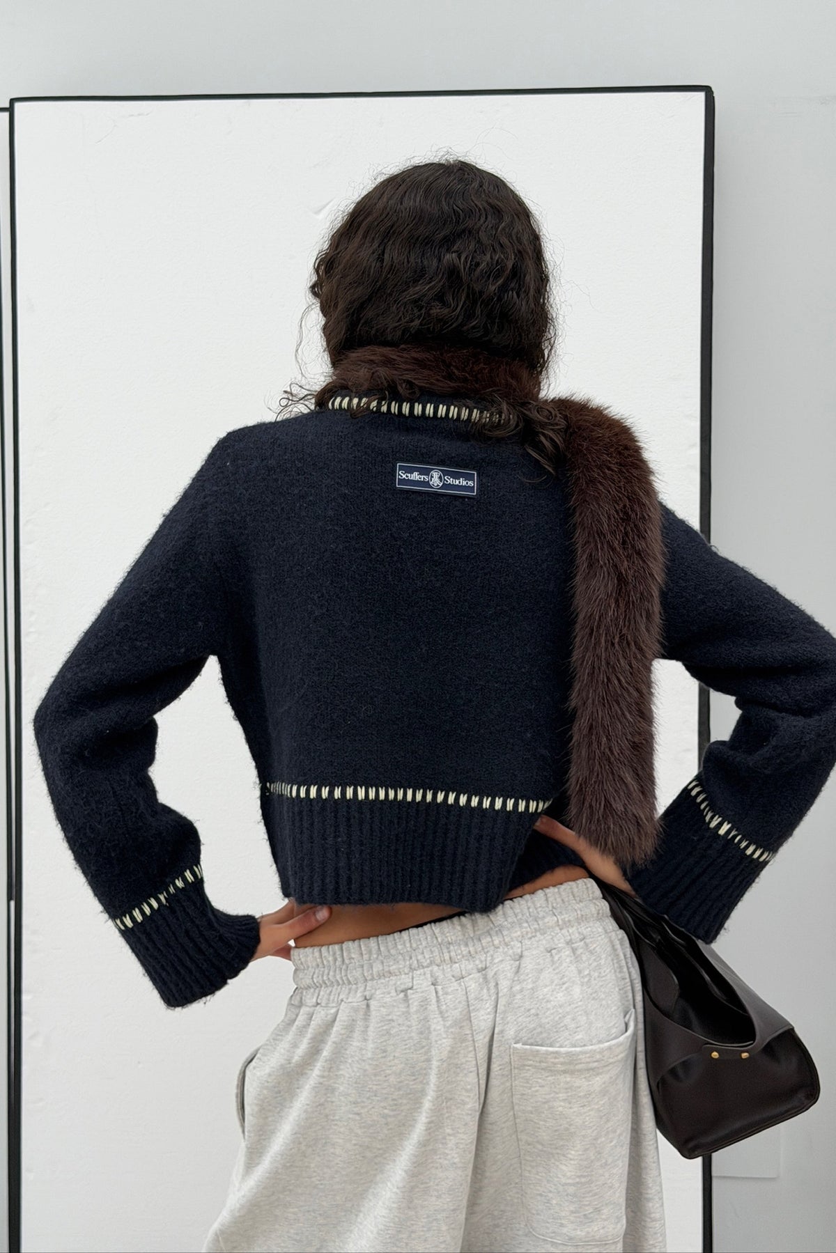 Handmade Blue Knit